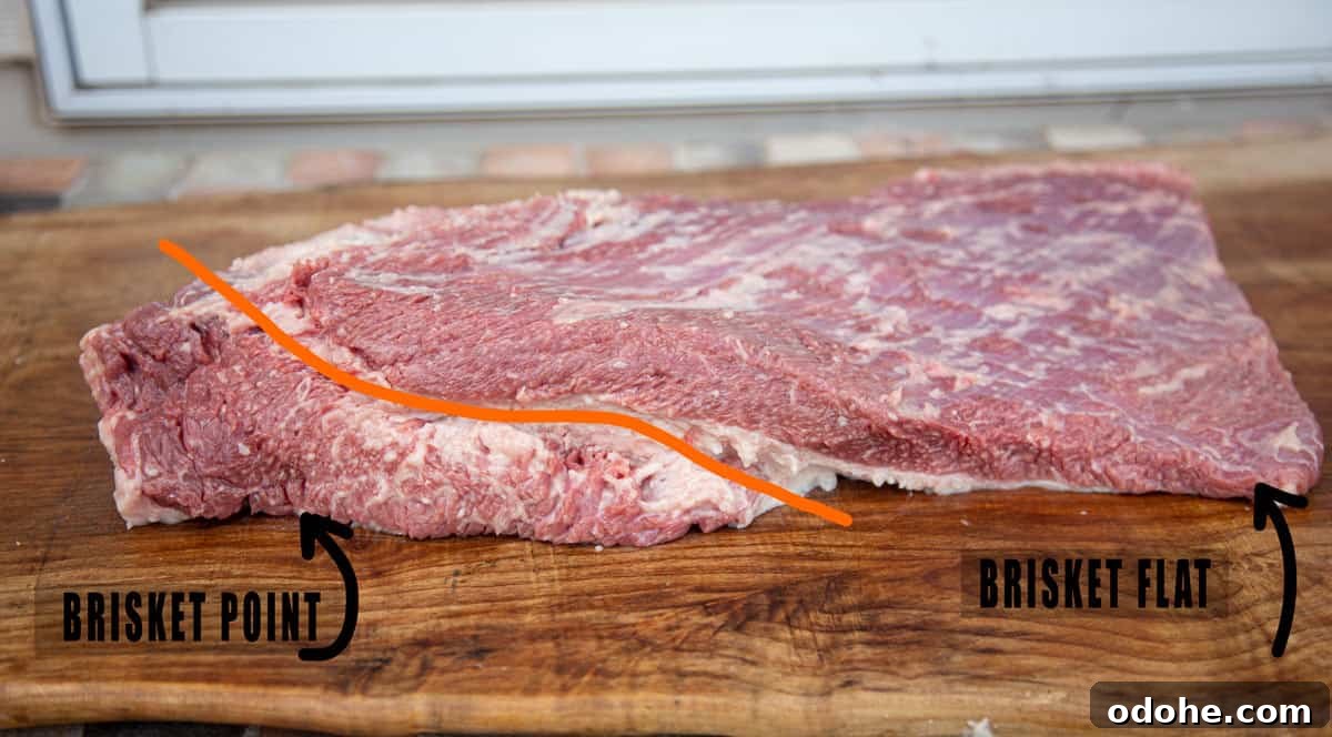 Smoking a Brisket Flat: Step-by-Step Guide for Tender Results 3 brisket flat versus the point.