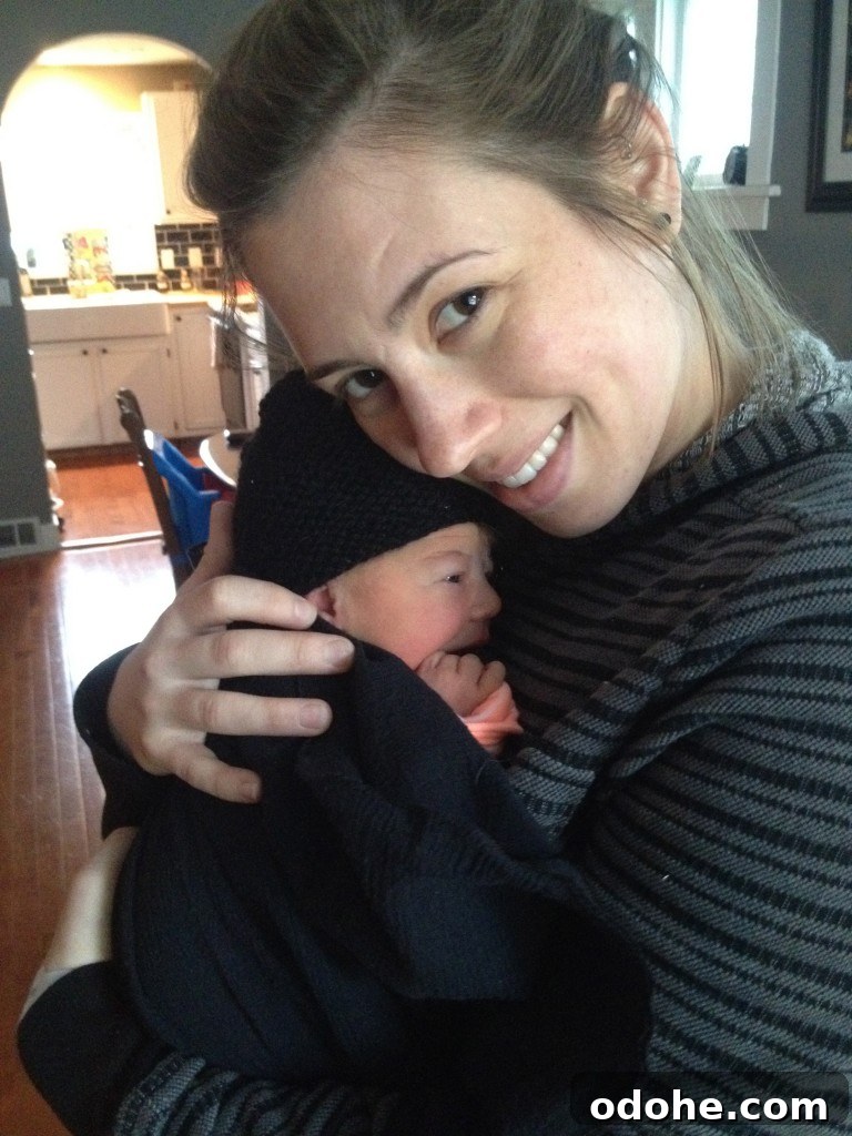 Baby snuggles