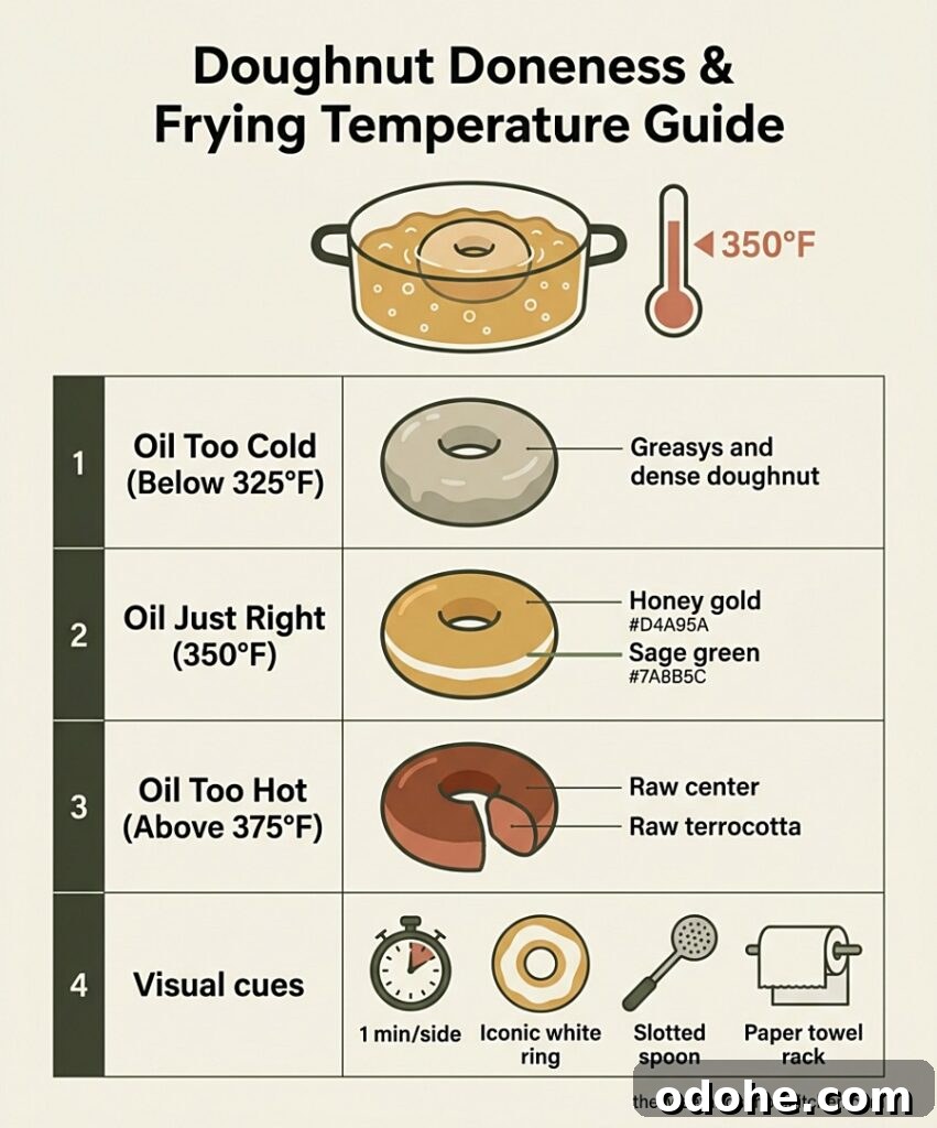 Doughnut Doneness & Frying Temperature Guide