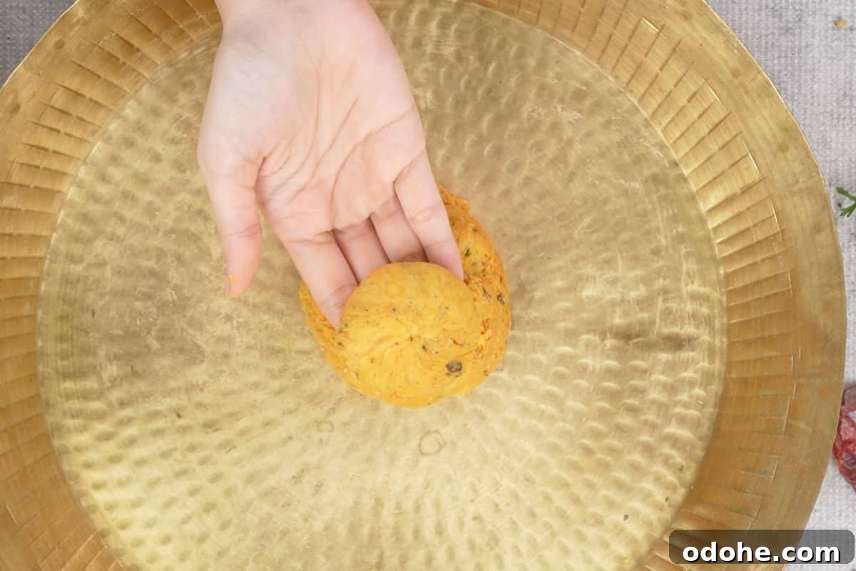 Ball made from the dough.