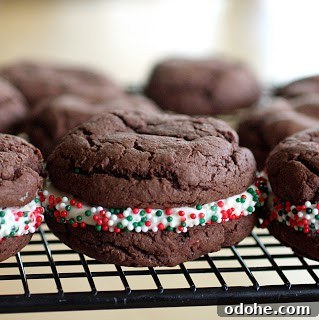 Homemade Peppermint Oreos