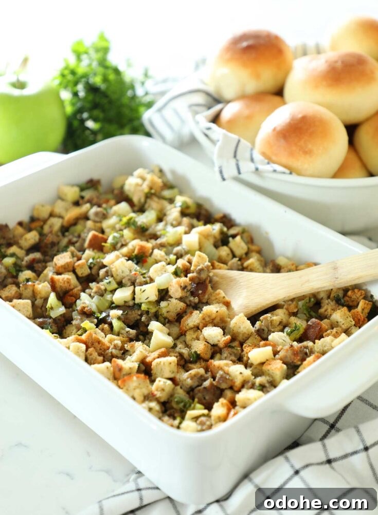 Sausage Apple Stuffing
