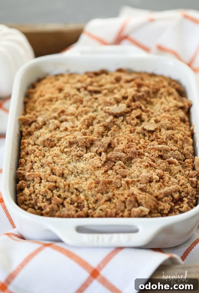 Pumpkin Cake fresh from the oven.