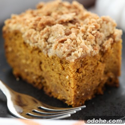Pumpkin Cake with Crumb Topping