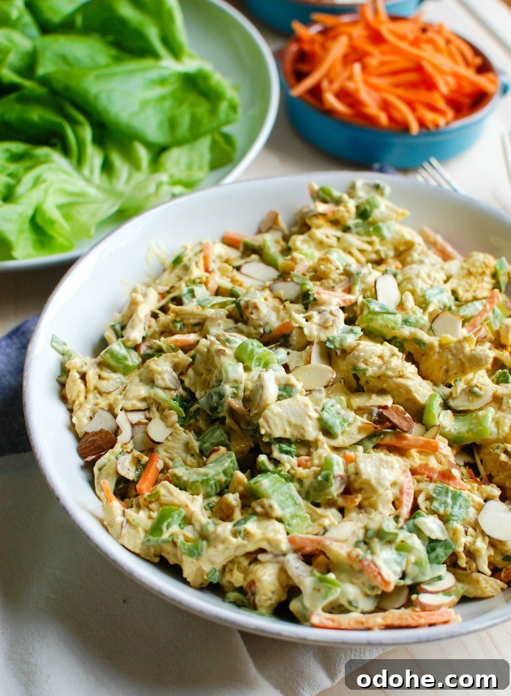 Simple curry chicken salad
