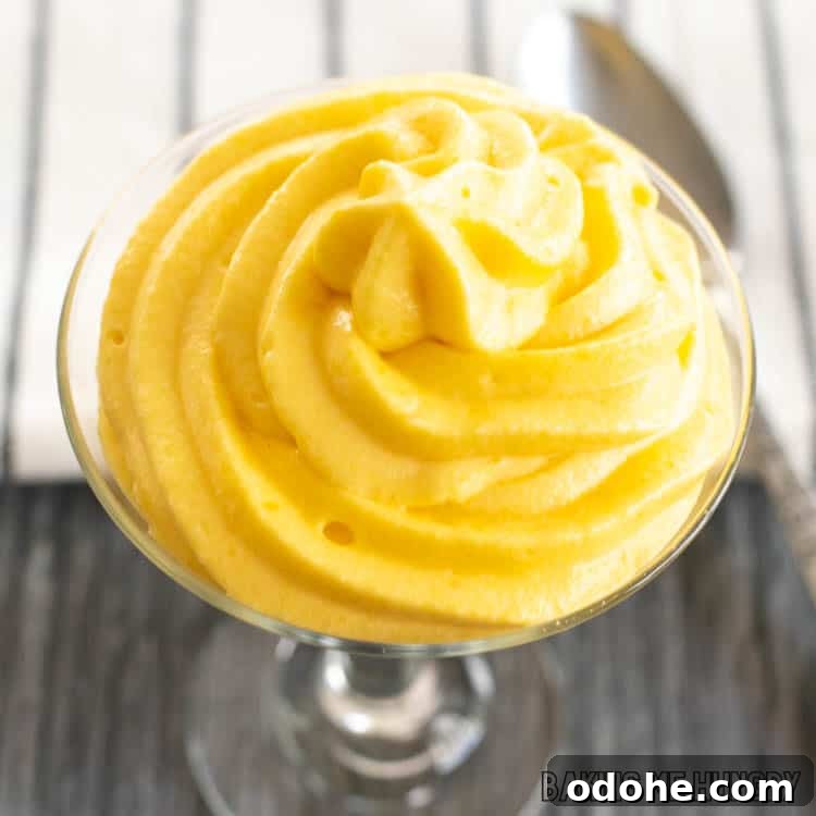 Homemade Mango Popsicle Recipe — Creamy & Refreshing 6 small dish of mango mousse