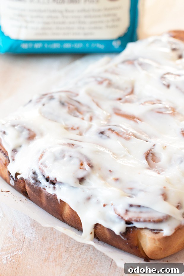 Egg Nog Cinnamon Rolls | cakenknife.com