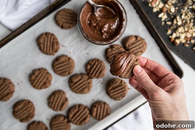Chocolate-Dipped Hazelnut Teff Cookies Recipe 6 chocolate dipped hazelnut teff cookies-5