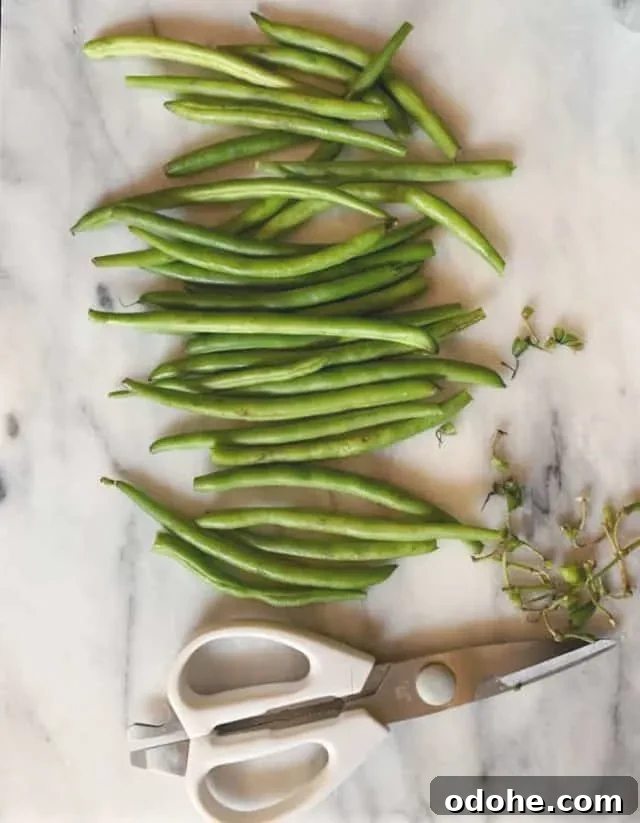 raw green beans