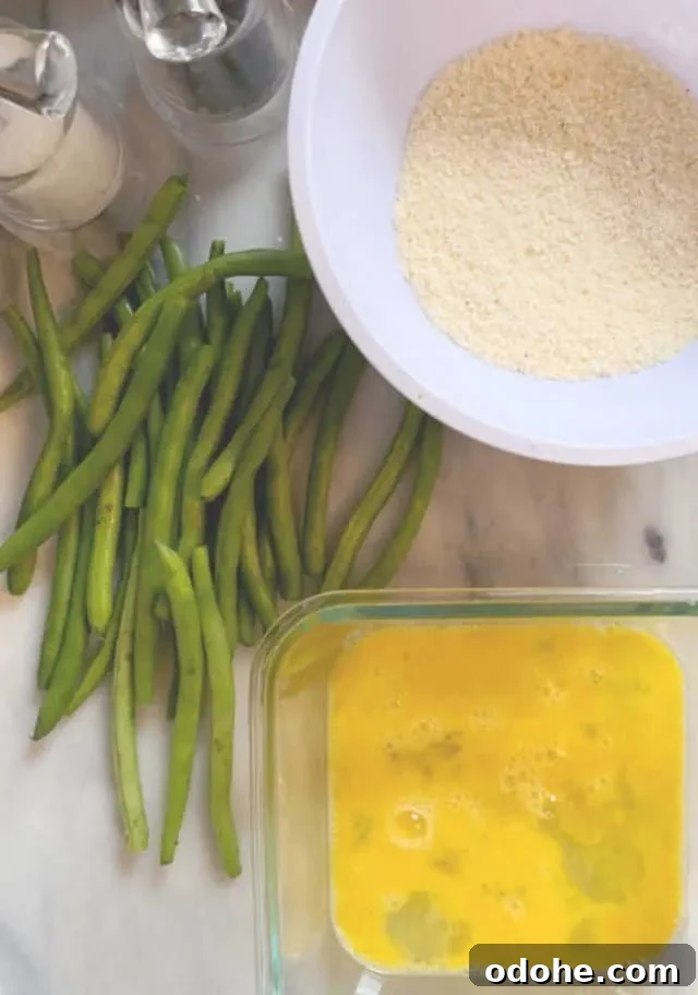 egg and parmesan cheese dredge