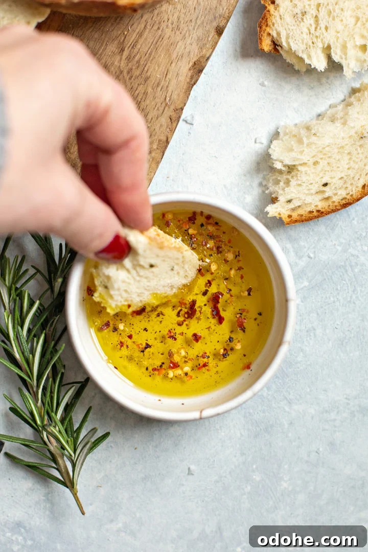 Rustic Rosemary Garlic Bread Recipe — Crispy, Flavorful Loaf 10 Sliced rustic rosemary garlic bread
