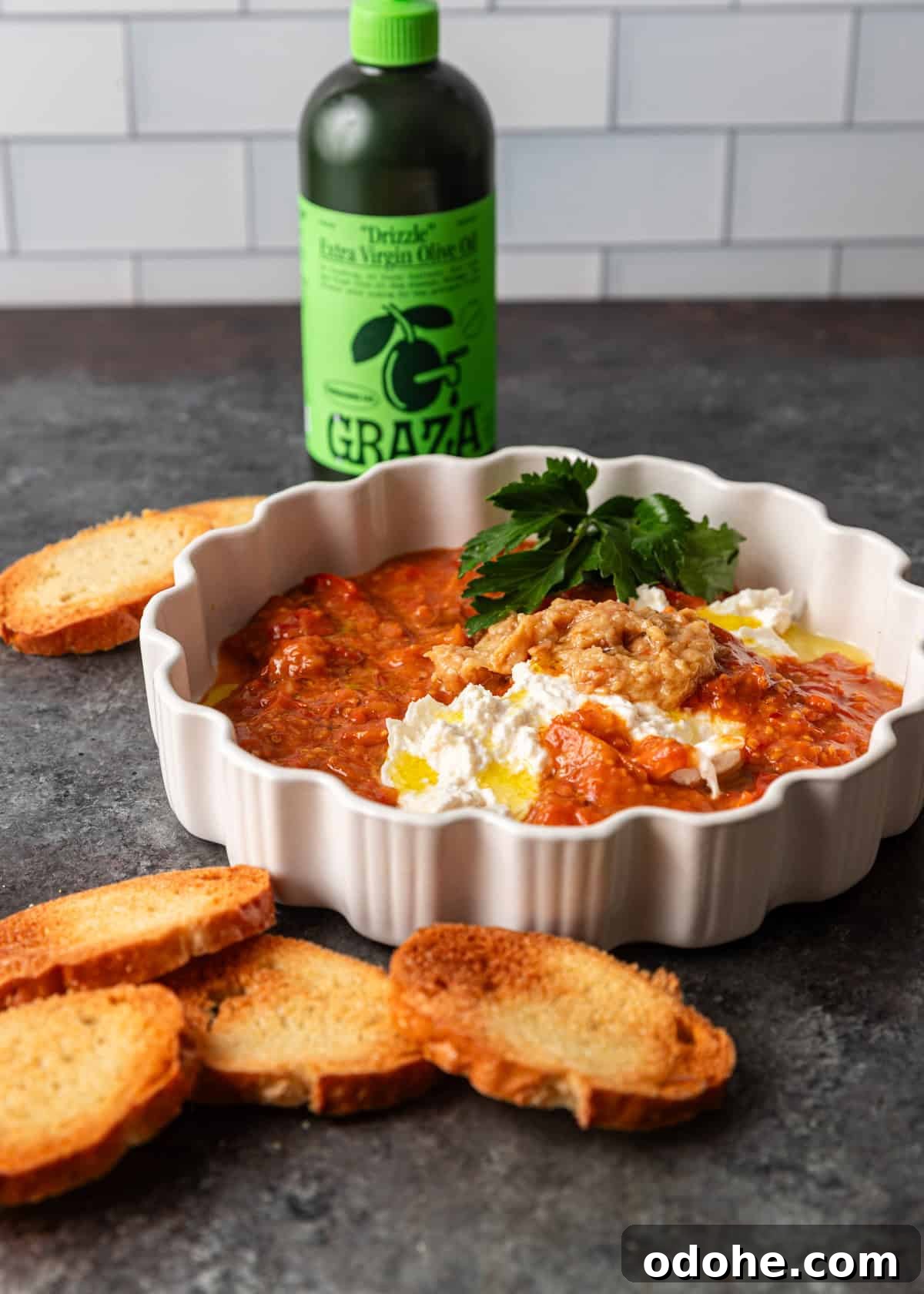 Slow-Roasted Cherry Tomato Confit Recipe for Flavorful Dishes 9 my tomato confit recipe served as a dip with toasted bread
