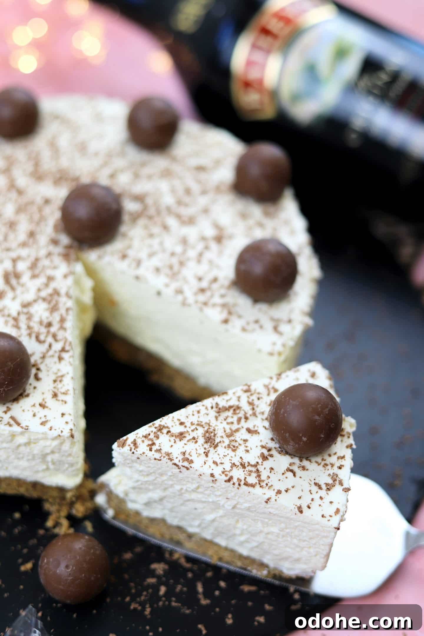no bake baileys cheesecake
