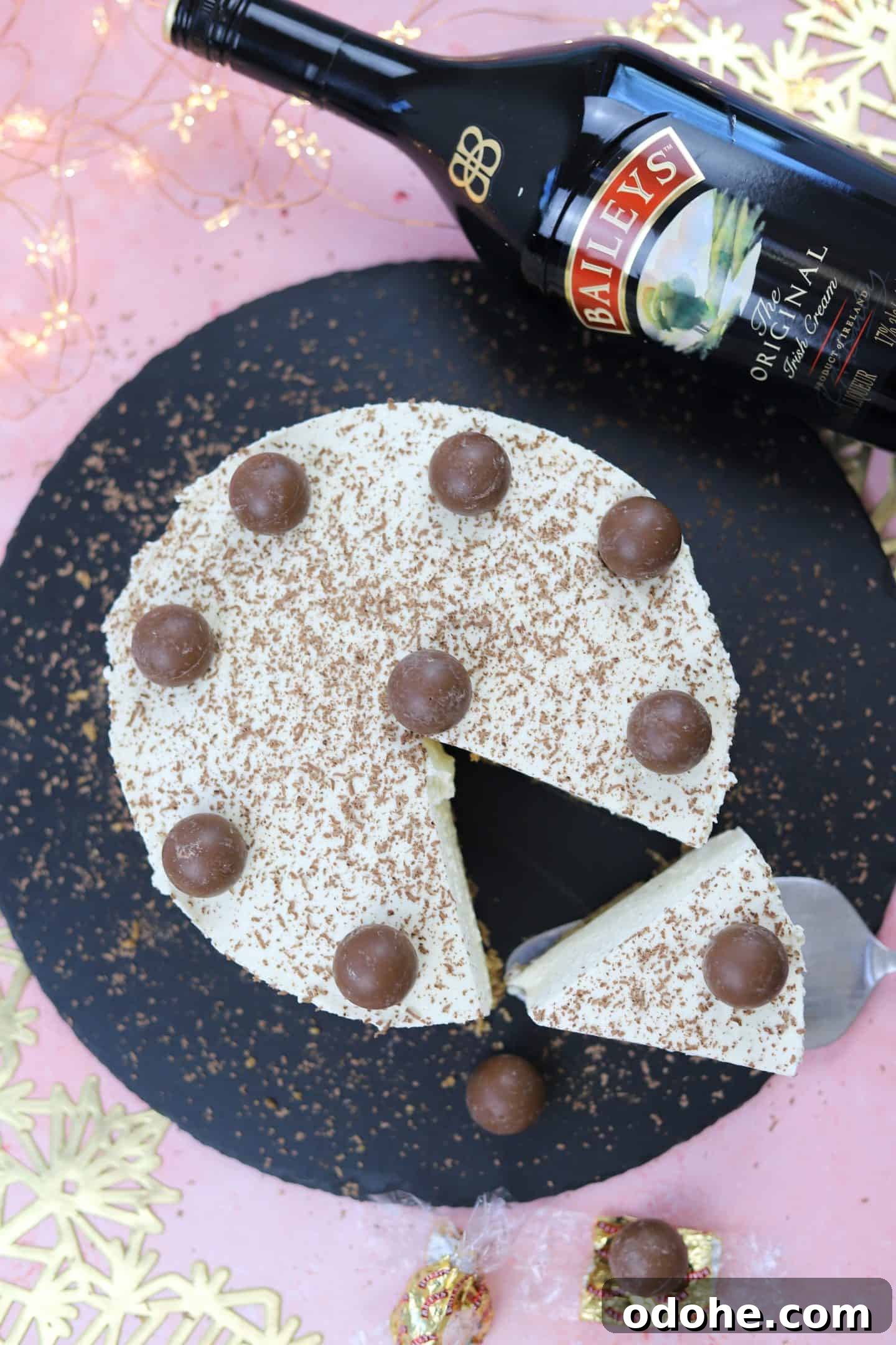 no bake baileys cheesecake