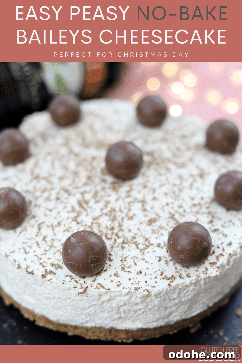 no bake baileys cheesecake