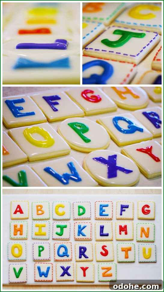 Back to School Alphabet Cookies Back to School Alphabet Cookies