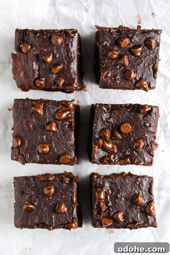 Decadent Pumpkin Fudge Brownies with Spiced Maple Glaze 6 Pumpkin Brownies from Top