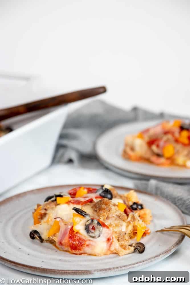 Low-Carb Meat-Lovers Pizza Casserole Recipe 12 Low Carb Meat Lovers Pizza Casserole