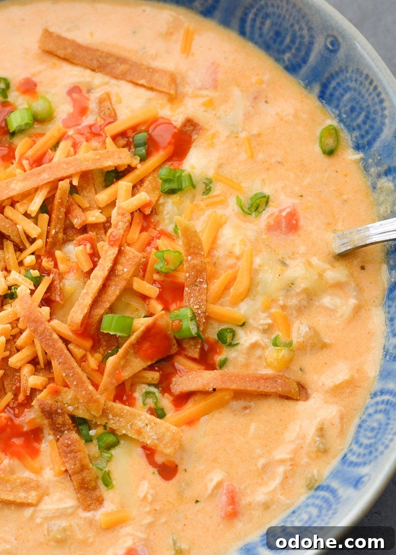 Slow Cooker Buffalo Chicken Chili Recipe for Game Day 6 This Slow Cooker Buffalo Chicken Chili is loaded with shredded chicken, white beans, vegetables, sharp cheddar cheese and tangy buffalo sauce!