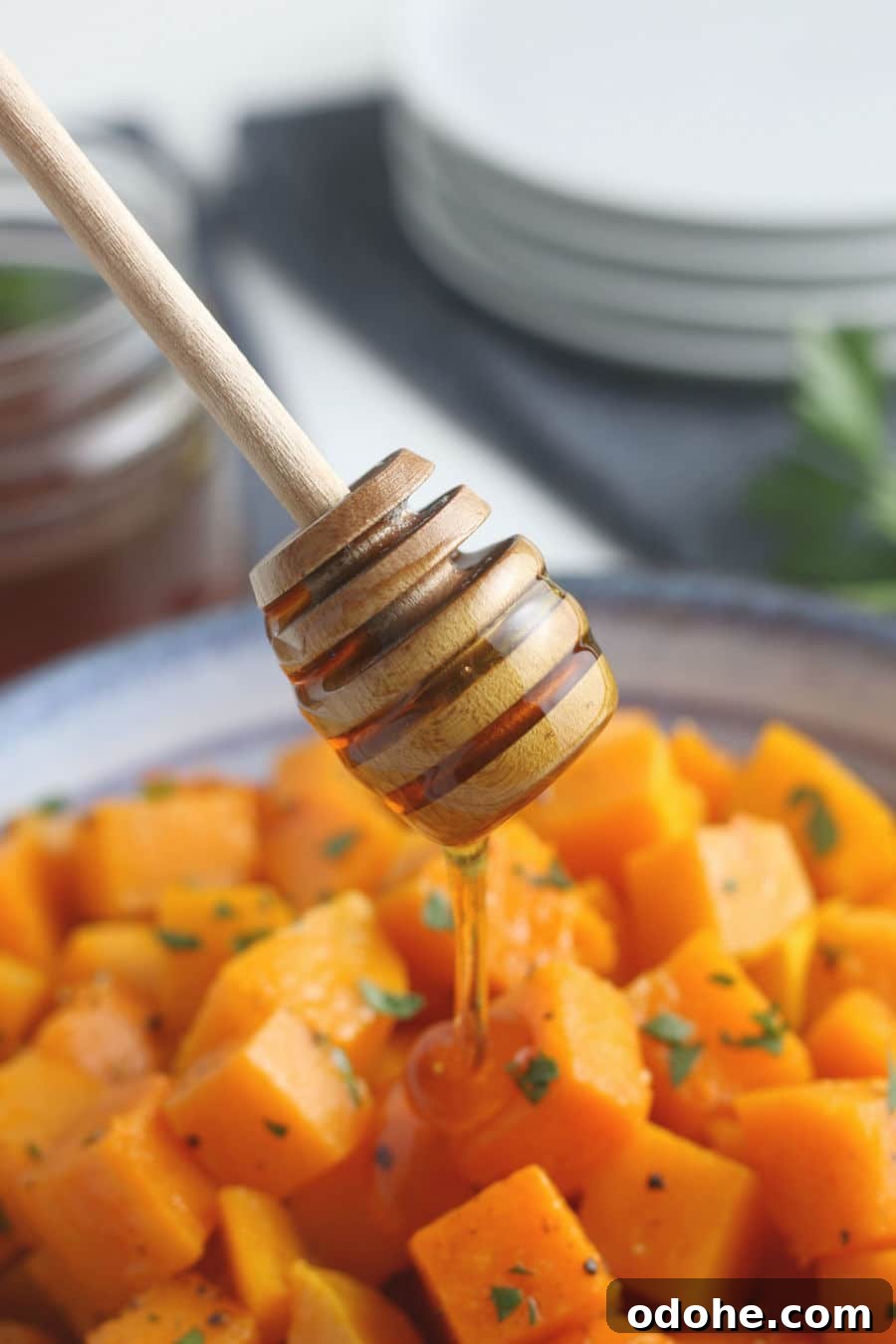 Roasting a Whole Butternut Squash: Simple Oven Method 6 Roasted Butternut Squash with Honey