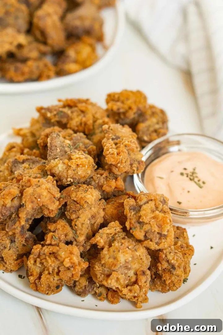 fried chicken hearts