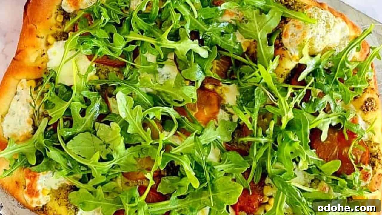 Veggie Garden Pesto Pizza