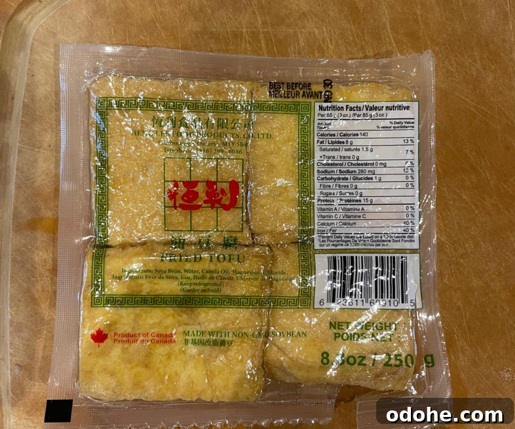 Tofu packaging