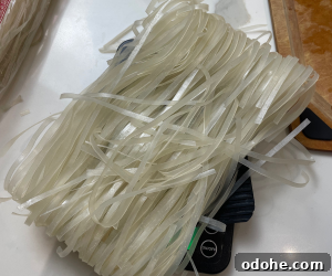 Cooking noodles