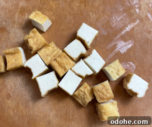 Tofu and sauce