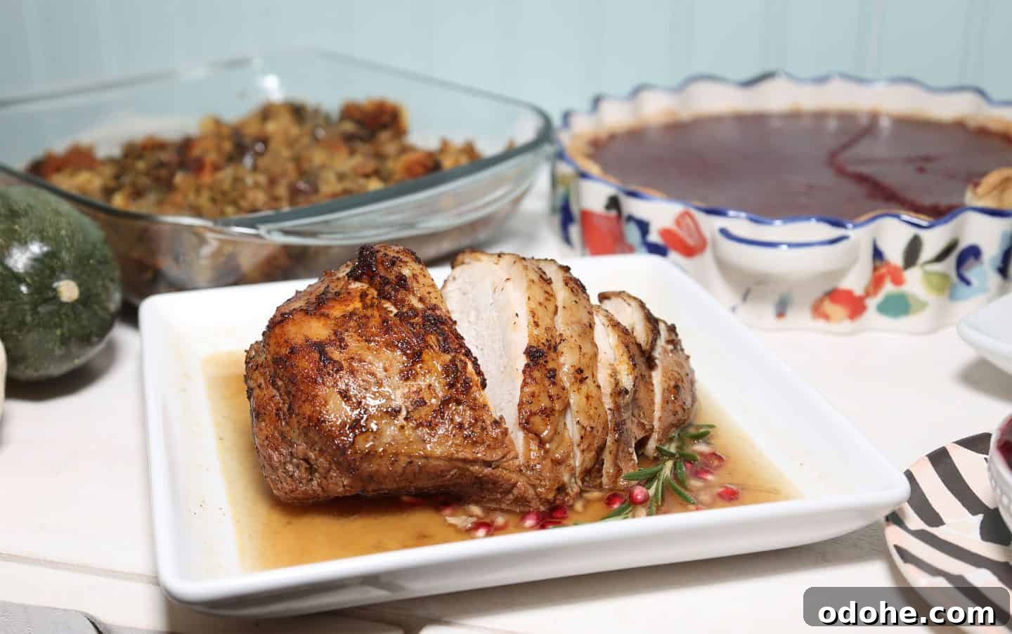 Southern-Style Roasted Turkey Breast Recipe 6 What to serve with Southern roasted turkey breasts