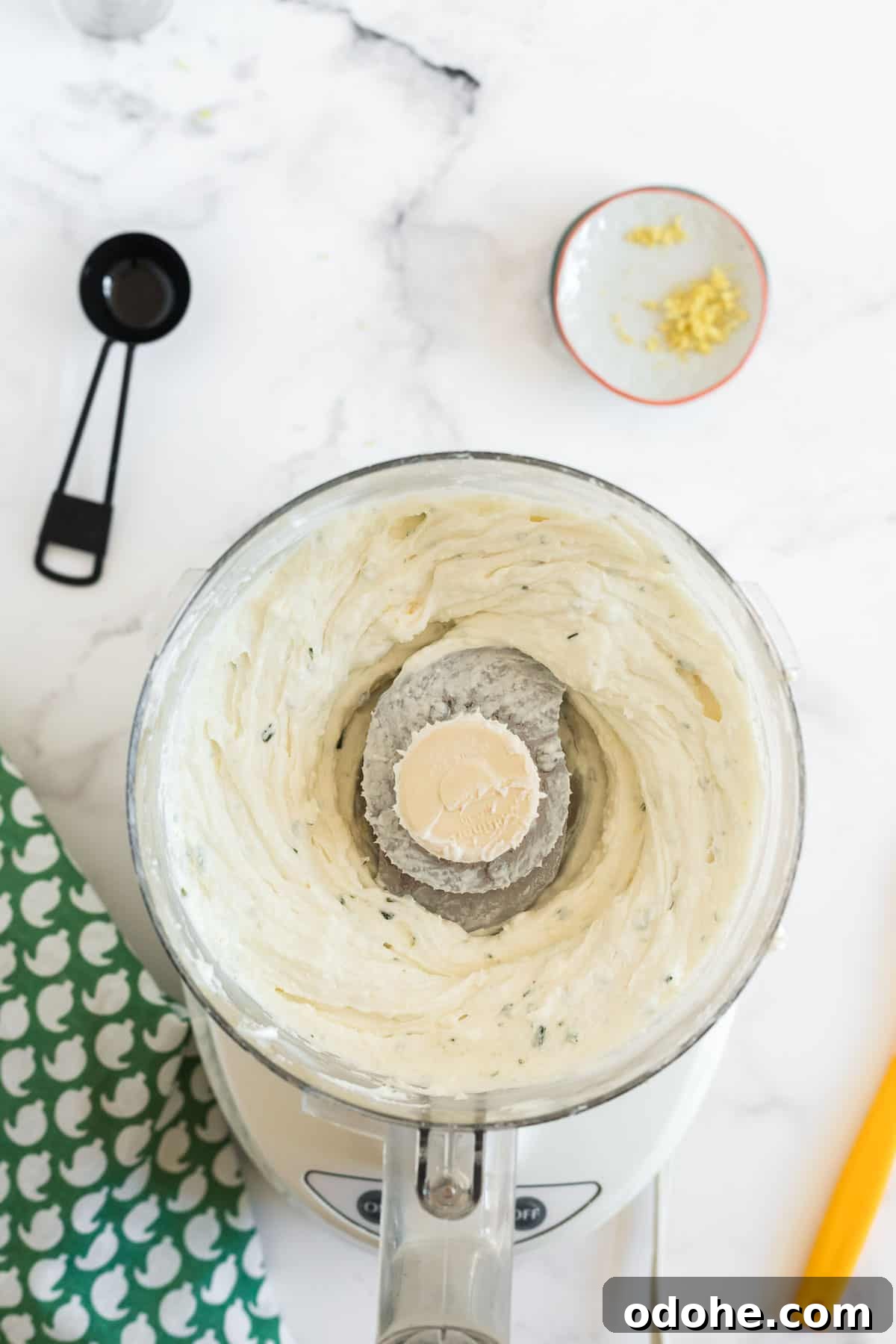Creamy Whipped Feta Dip Recipe for Parties and Appetizers 7 dip in a food processor