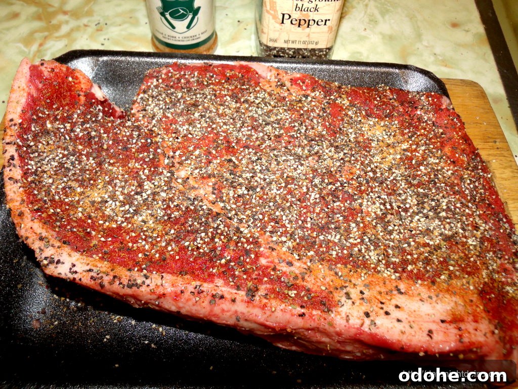 Peppered Sirloin with Bacon Mushroom Cream Sauce 8 Season Meat