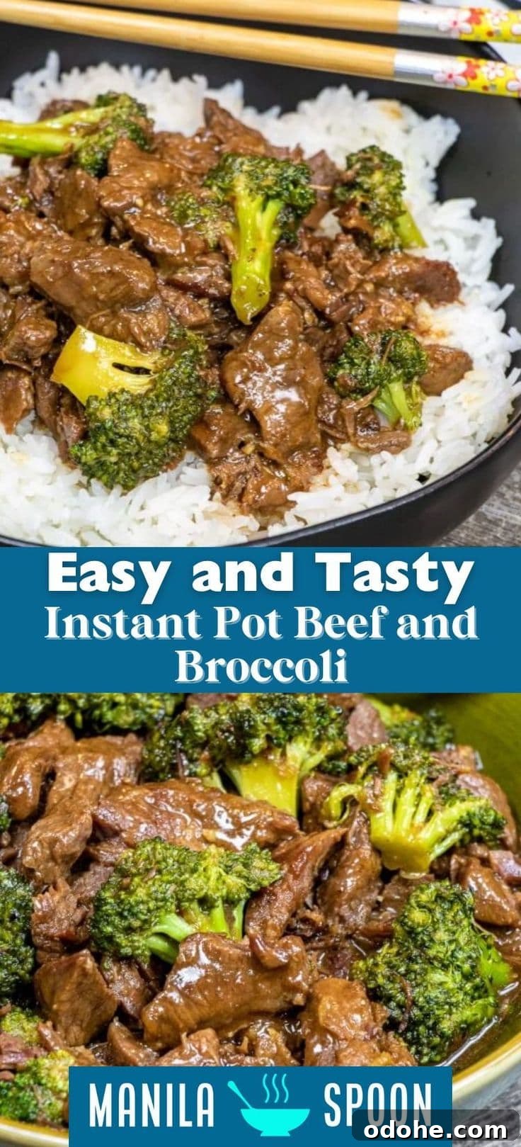 Instant Pot Beef and Broccoli Beef and broccoli in Instant Pot