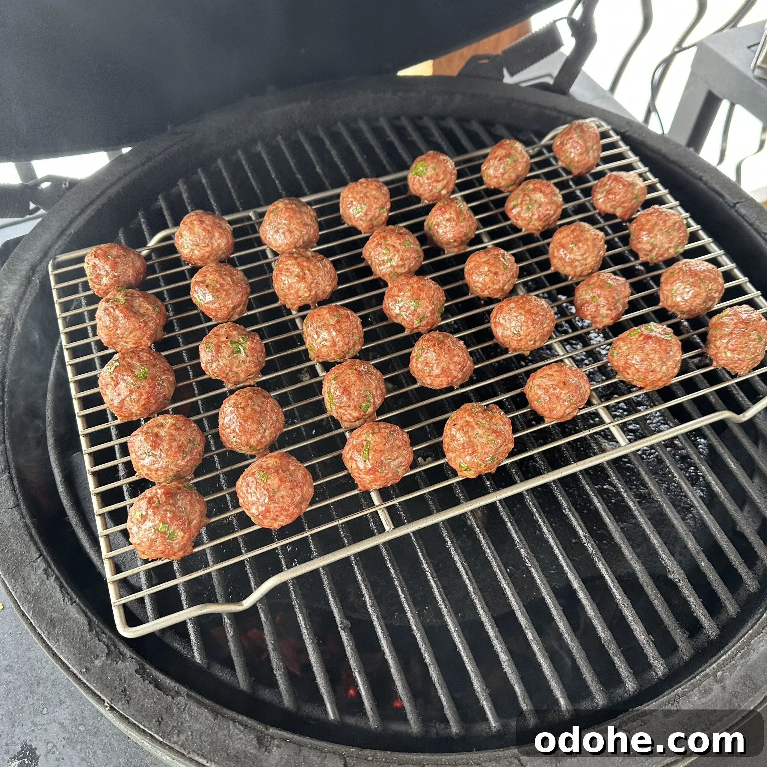 Crispy Game-Day Meatballs for Crowd-Pleasing Appetizers 5 Meatballs on grill