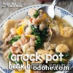 Crock Pot Bean Bacon Soup