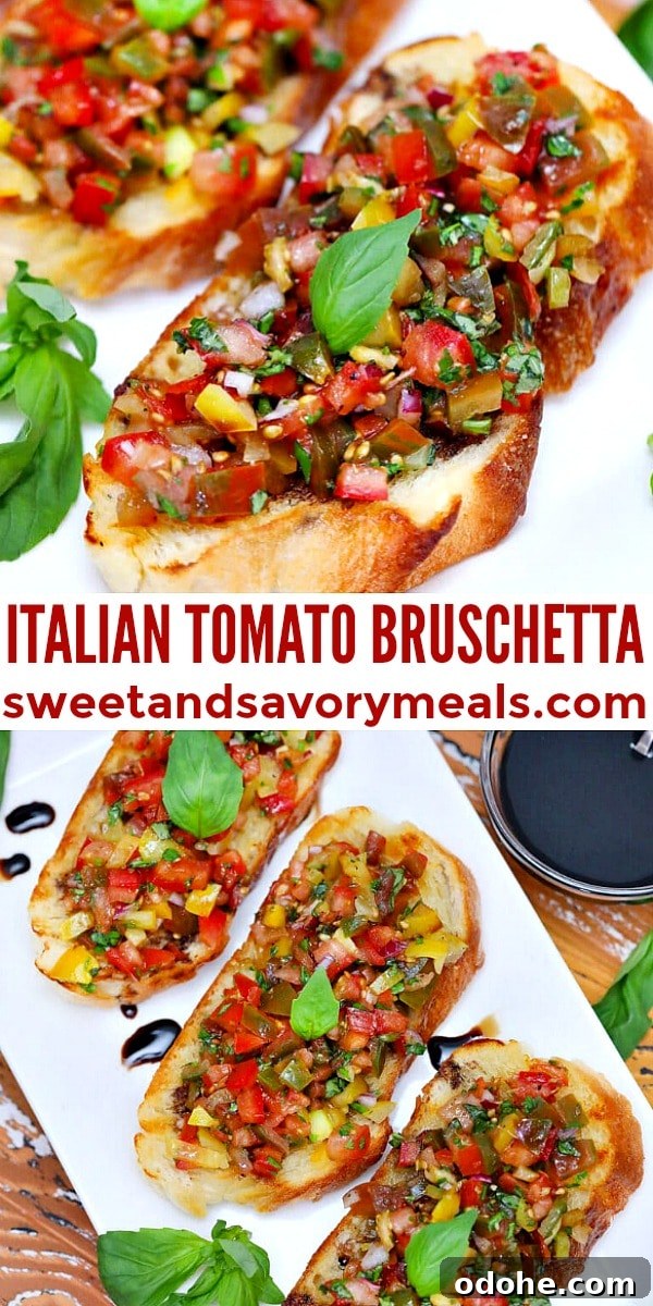 Authentic Italian Tomato Bruschetta Recipe for Summer Gatherings 8 Italian Tomato Bruschetta