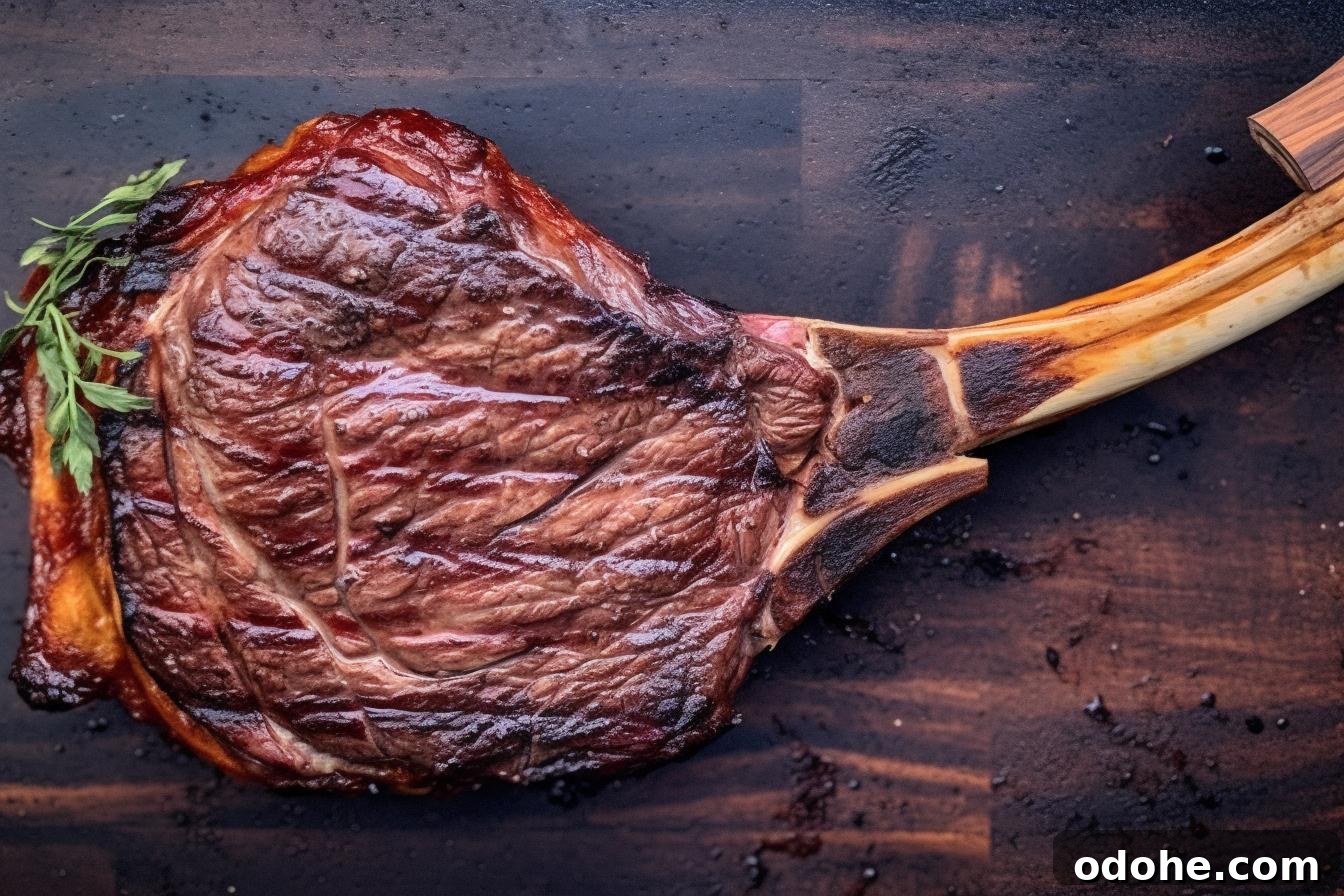 How to Cook a Perfect Tomahawk Steak on a Traeger Grill 2 traeger tomahawk steak