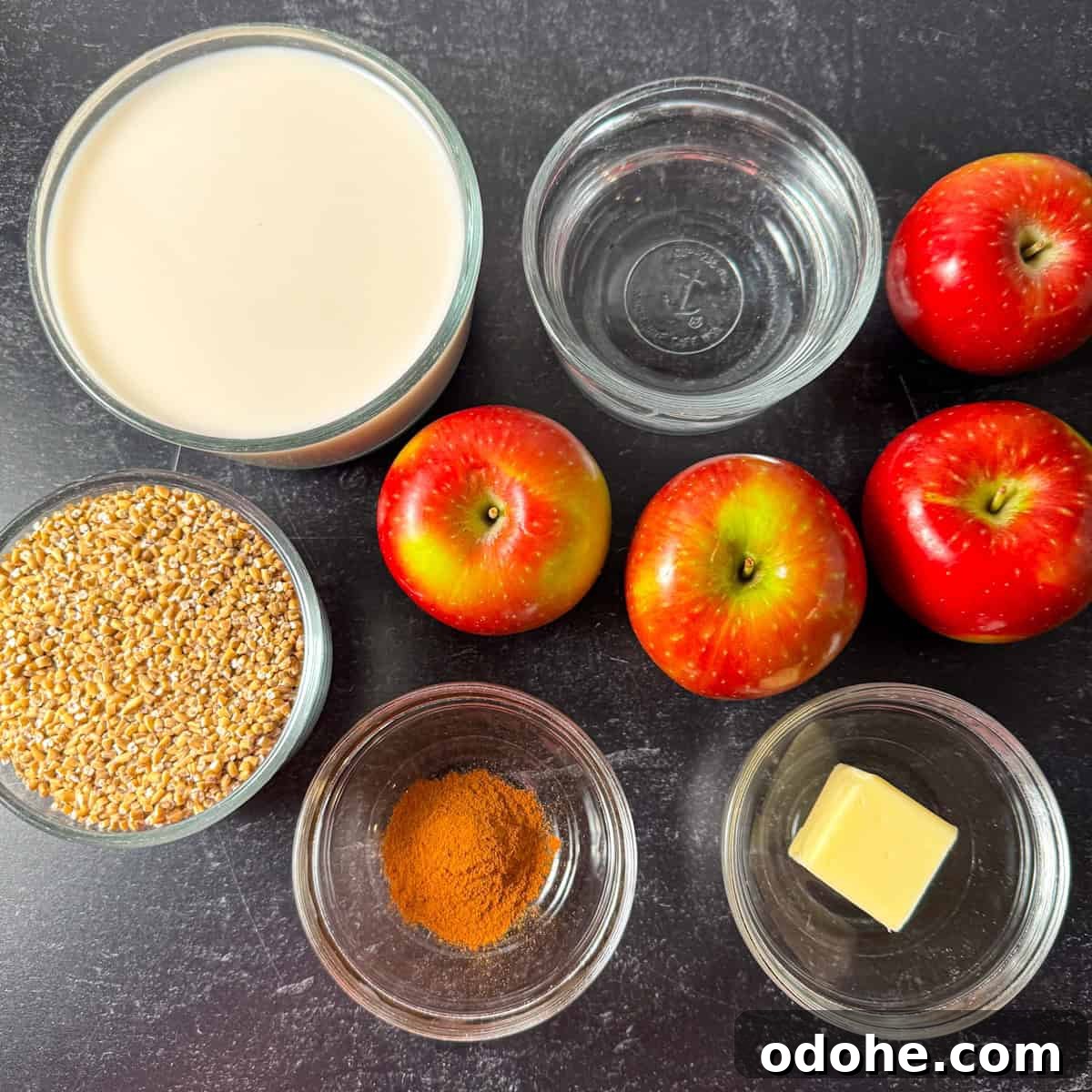 Apple cinnamon steel cut oats ingredients