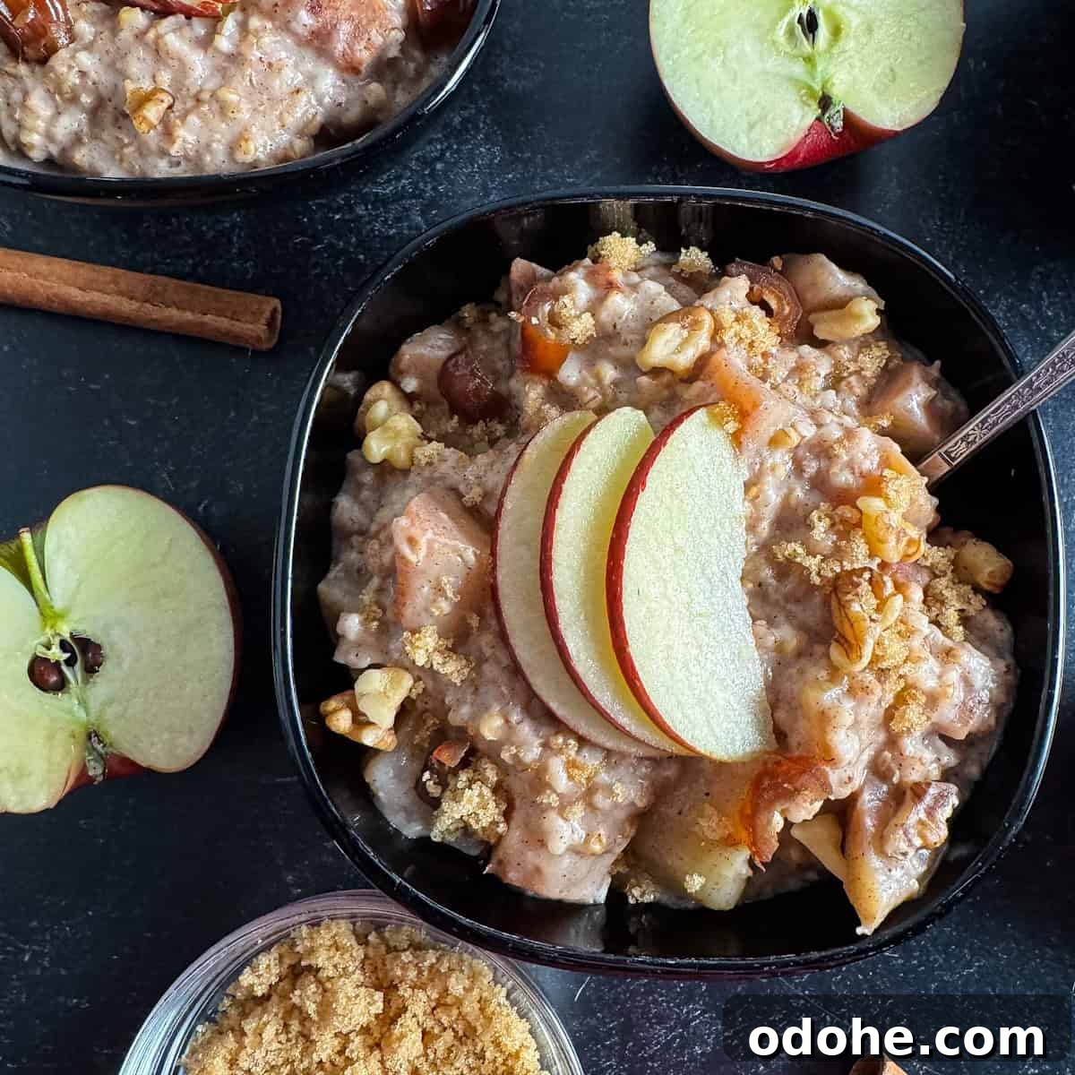 instant pot apple steel cut oats