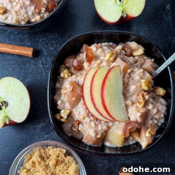 crockpot steel cut oats with apples