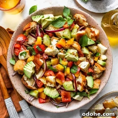 Zesty Lemon Pasta Salad with Fresh Herbs and Creamy Dressing 14 Panzanella Salad