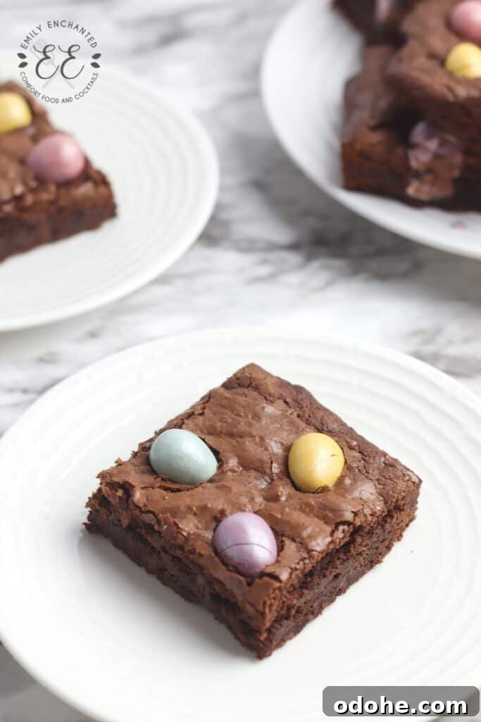 Chocolate Easter Egg Brownies Recipe Chocolate Easter Egg Brownies Recipe