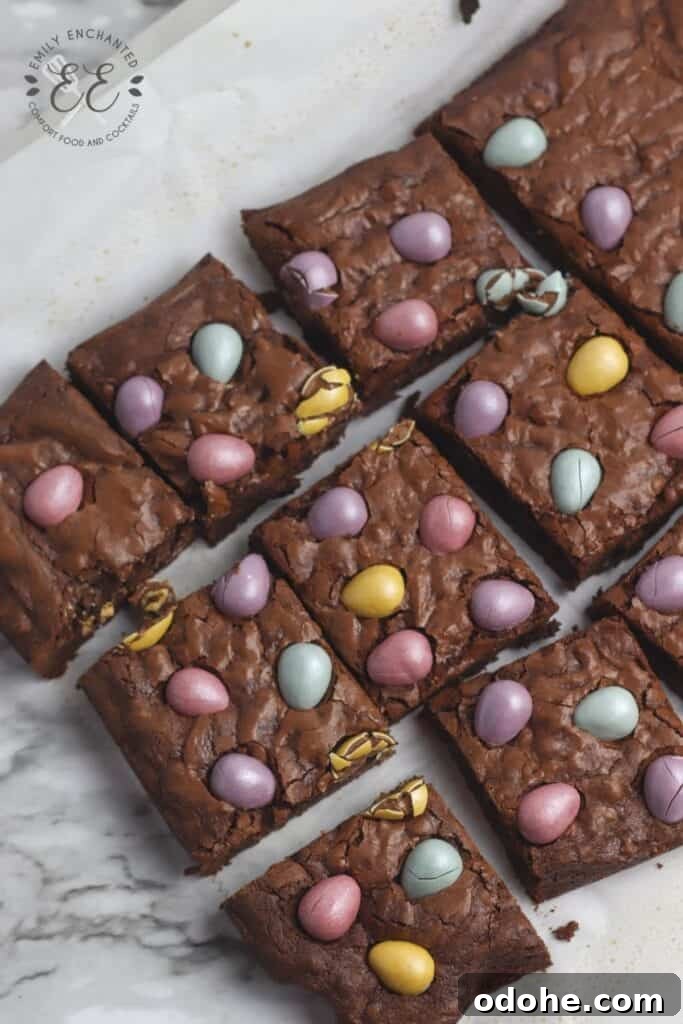 Chocolate Easter Brownies Chocolate Easter Brownies
