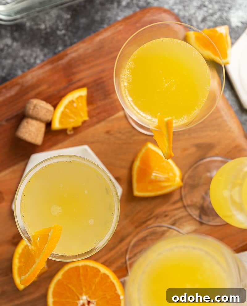 orange juice for mimosas