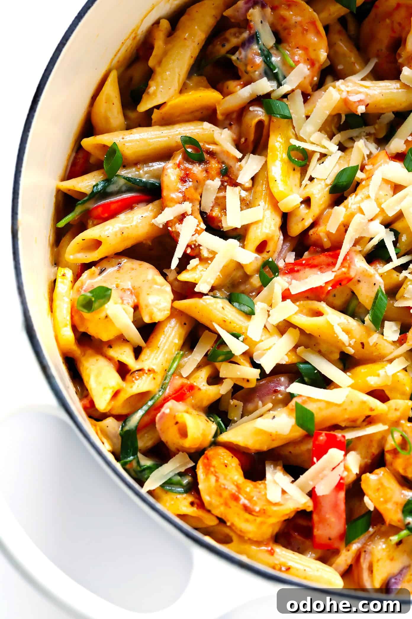 Creamy Cajun Shrimp Pasta