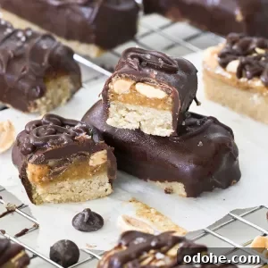 Gluten-Free Snickers Copycat Recipe: Homemade Chocolate Caramel Nougat 18 How to make gluten-free healthy homemade snickers bars with almond and oat flour and naturally sweetened with maple syrup