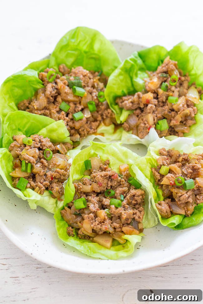 P.F. Chang's Chicken Lettuce Wraps {Copycat Recipe} - Skip the restaurant version and make at home in 20 minutes!!