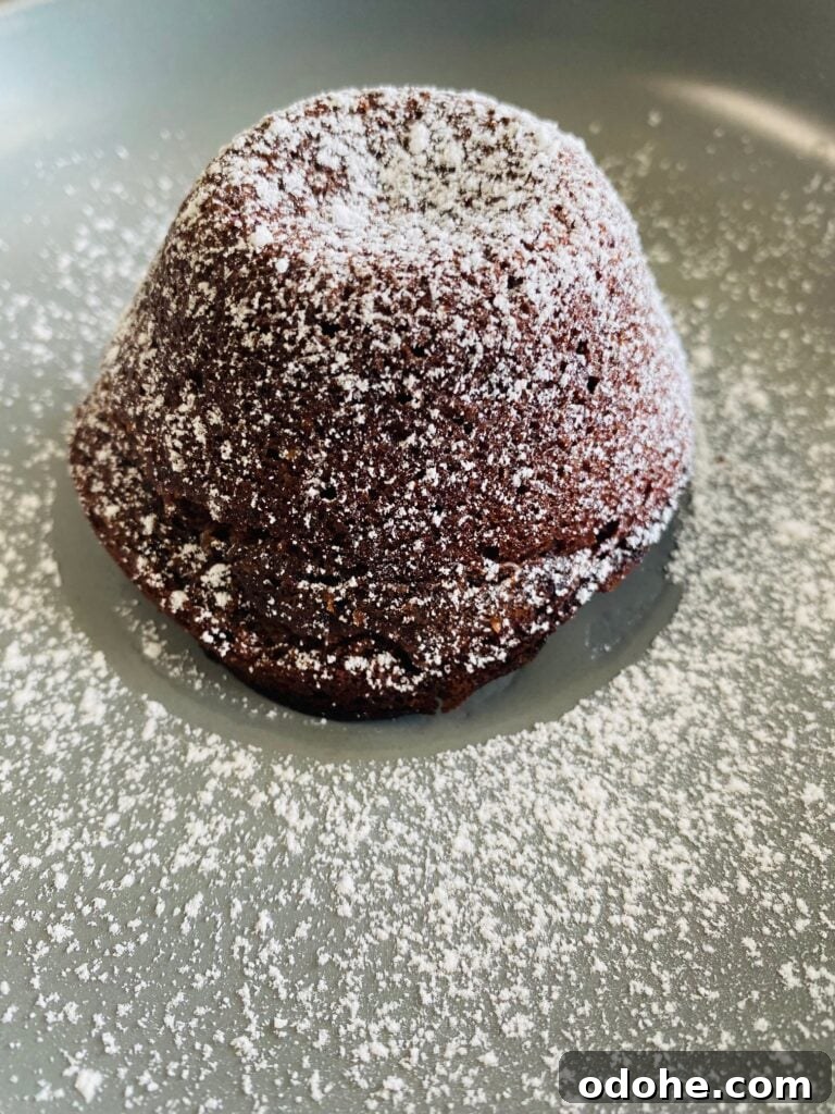 Molten Chocolate Lava Cakes for the Air Fryer 7 Air Fryer Lava Cakes