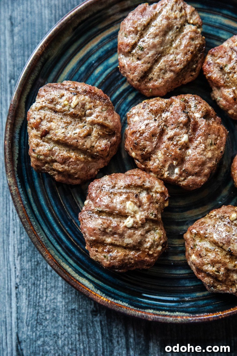 Greek Pork Patties