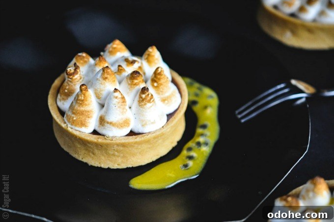 Milk Chocolate and Passion Fruit Ganache Tarts 5 Milk Chocolate Passion Fruit Ganache Tarts